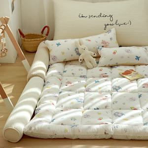 보들보들 도톰한 먼지없는 모달 100% 밀크 유아 토퍼 패드 3종