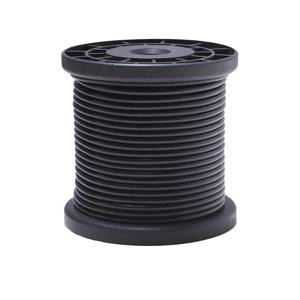 블랙 코팅 와이어 로프 100M 검정 AC 스틸 PVC 와야 빨래줄 1.2mm~5mm