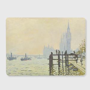 런던 내셔널갤러리 모네 웨스트민스터  다리 밑 템스 강 테이블매트