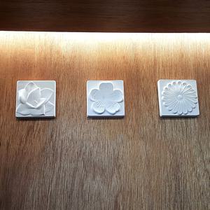 공기정화 힐링세라믹 데코타일-한국의 꽃, 천연 세라믹공예품, 실내 탈취 습도조절 기능성