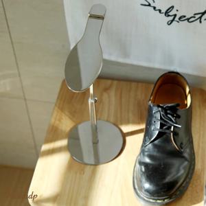 뚜벅이 골드 크롬 블랙 신발거치대 받침대 구두 슈즈 매장 진열대 디스플레이 소품