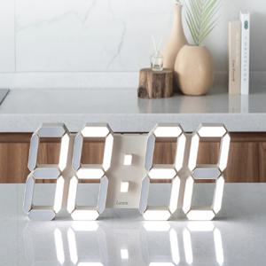 대형 54cm GPS 위성 수신 벽걸이 디지털 3D LED 시계