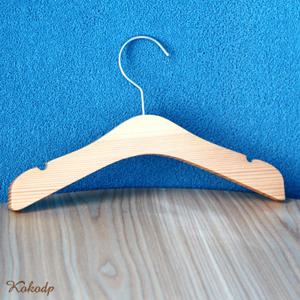 10개묶음 아동 땅콩 원목 옷걸이 행거 우드 나무 목재 옷가게 의류 매장용 어린이 아이