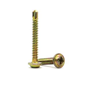 철 와셔 머리 직결피스 와샤 철판 알루미늄 PVC 기리 나무 드릴 나사 #8x19mm