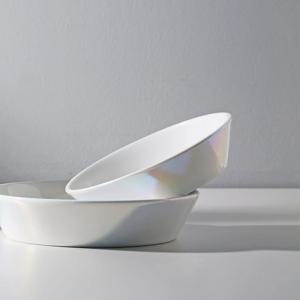 홀로그램 오로라 플레이트 찬기 중