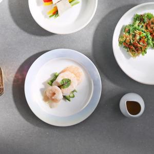 홀로그램 오로라 플레이트 원형접시 15cm