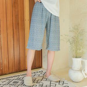 집에서입는 빅사이즈 레이온바지 티트리 레이온 파자마 7부 팬츠
