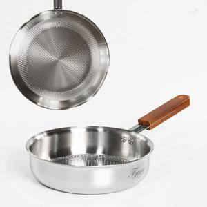 키친아트 피앙세 통5중 인덕션 후라이팬 20cm /스텐304 인덕션겸용 에그팬 프라이팬