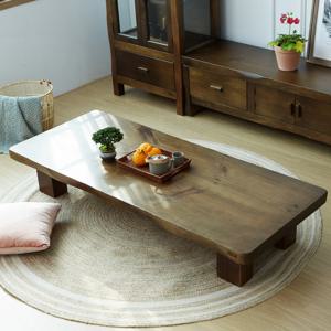 소나무 통원목 좌식테이블1800