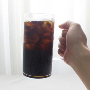 내열 유리 뚜껑 유리컵 600ml