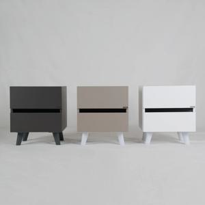 바이컬러 큐브 2단 침대협탁 사이드테이블 3colors