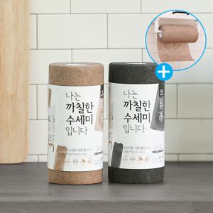 일회용 수세미 5롤 + 다용도걸이1개(1롤 60매 )