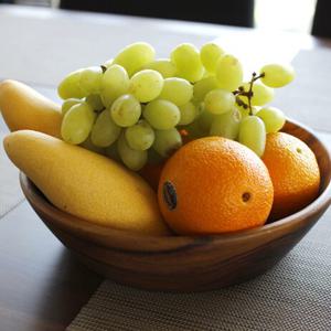 아카시아 우드질감 환상~ 샐러드볼/과일볼 지름26cm