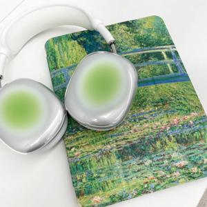 에어팟 맥스 케이스 블러쉬 케이스 그라디언트 원형 귀여운 투명 그라데이션 핑크 파스텔