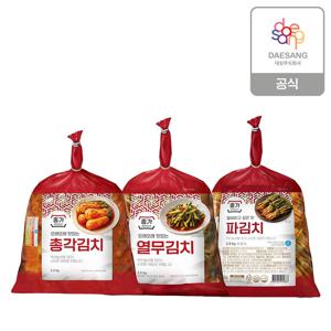 맛있는 별미김치 3종 골라담기(총각/열무/파)