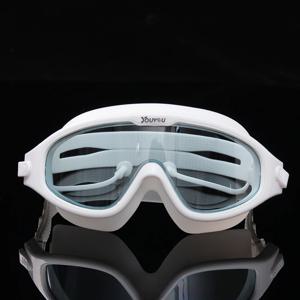 워터뷰 귀마개 일체 고글 물안경(투명렌즈) (화이트)