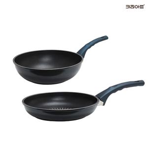 까사 티타늄코팅 인덕션가능 후라이팬세트 2종F(후32+궁30)