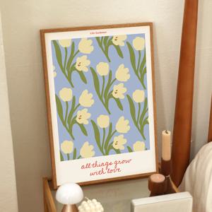 라이프가드너 인테리어 꽃 일러스트 포스터 A3 / 03 tulip 튤립