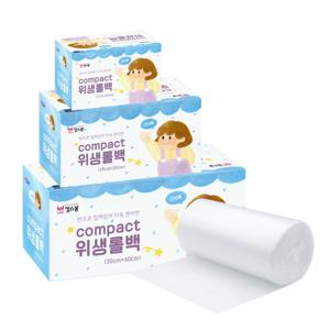 비닐봉투 컴팩트 위생롤백 (200매)