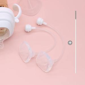 헤겐 젖병 호환 전용 실리콘 젖병빨대 B형 2세트+빨대솔 1개