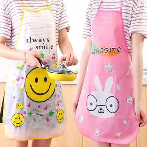캐릭터 방수 앞치마  미술용   귀여운 소녀