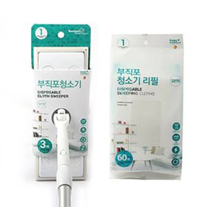 중형/대형 부직포 청소기 + 정전기 청소포 60매_PP