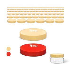 페트병 뚜껑 DPET-W41 광구 PP캡 76mm-480개 용기 마개