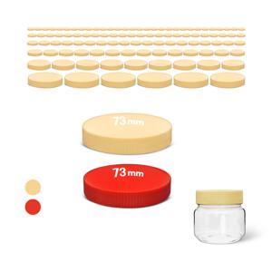 페트병 뚜껑 DPET-W42 광구 PP캡 73mm-480개 용기 마개