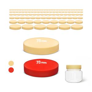 페트병 뚜껑 DPET-W44 광구 PP캡 78mm-400개 용기 마개