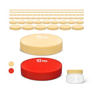 페트병 뚜껑 DPET-W46 광구 PP캡 92mm-560개 용기 마개