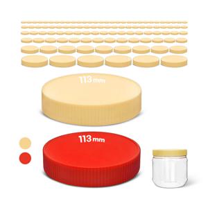 페트병 뚜껑 DPET-W47 광구 PP캡 113mm-200개 용기 마개