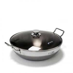 키친아트 일품 IH 통3중 궁중 전골냄비 28cm /인덕션겸용 스텐304 유리뚜껑