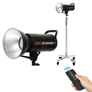 썬빔라이트 150W 지속광 자연광 유튜브 제품 사진 촬영 조명 이동식 스탠드 세트