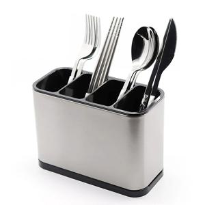 물빠짐 4단 스텐 수저통  수저꽂이