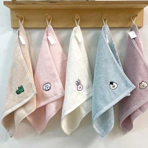 KC 인증 항균 무형광 코마사 캐릭터 어린이집 주방수건 핸드타월 5매 세트