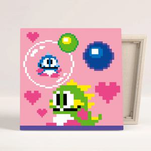 DIY캔버스형 버블보블 보석십자수 25x25cm 러브 버블보블