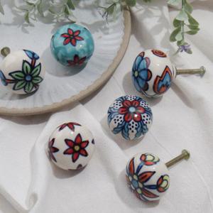 수입 가구 싱크대 서랍장 손잡이  플라워 1구