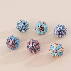 수입 가구 싱크대 서랍장 손잡이  꽃별 1구