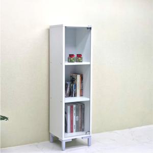 와이1136 유리문 장식장 3단 거실 수납장 30cm