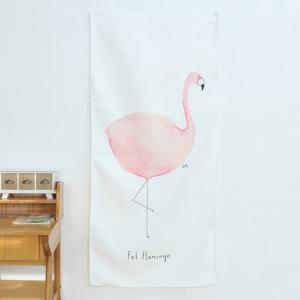 북유럽 가리개커튼 플라밍고 2size 창문커튼