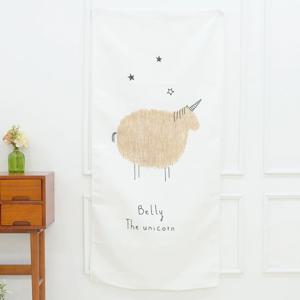 북유럽 가리개커튼 베티유니콘 2size 창문커튼