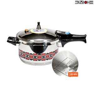 콤비EX 바닥3중 스텐레스 압력솥 4.5L 편수압력솥