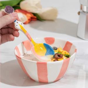 [해외] 세라믹 홈카페 디저트 요거트 시리얼 볼 4colors