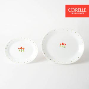 루즈트리오 식기세트 2인 타원 4P