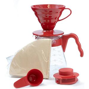 V60 핸드드립세트 VCSD-02R 레드