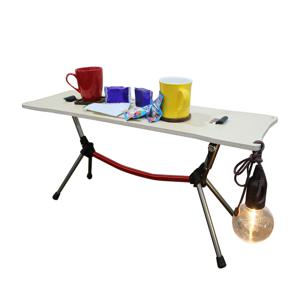 캠핑 차박 원목 스케이트보드 사이드 테이블 보조 테이블