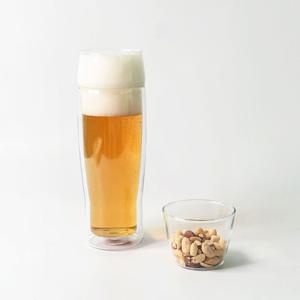 체코 이중내열 맥주잔 500ml 2P