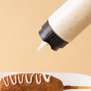 미앤미 잘라쓰는 소스통 350ml 실리콘노즐 소스용기 소스병 카다이프 만들기