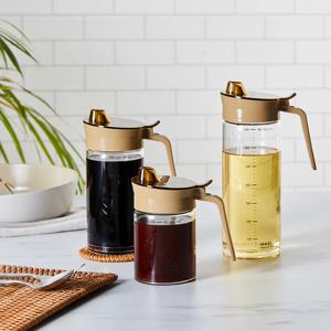 마시프렌치 원터치 오일병/소스/드레싱/샐러드 유리병/500ml