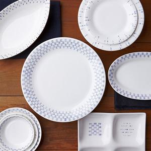 블루스케치 4인 홈세트 20p 식기세트 그릇세트 신혼 집들이 한식 도자기 혼수